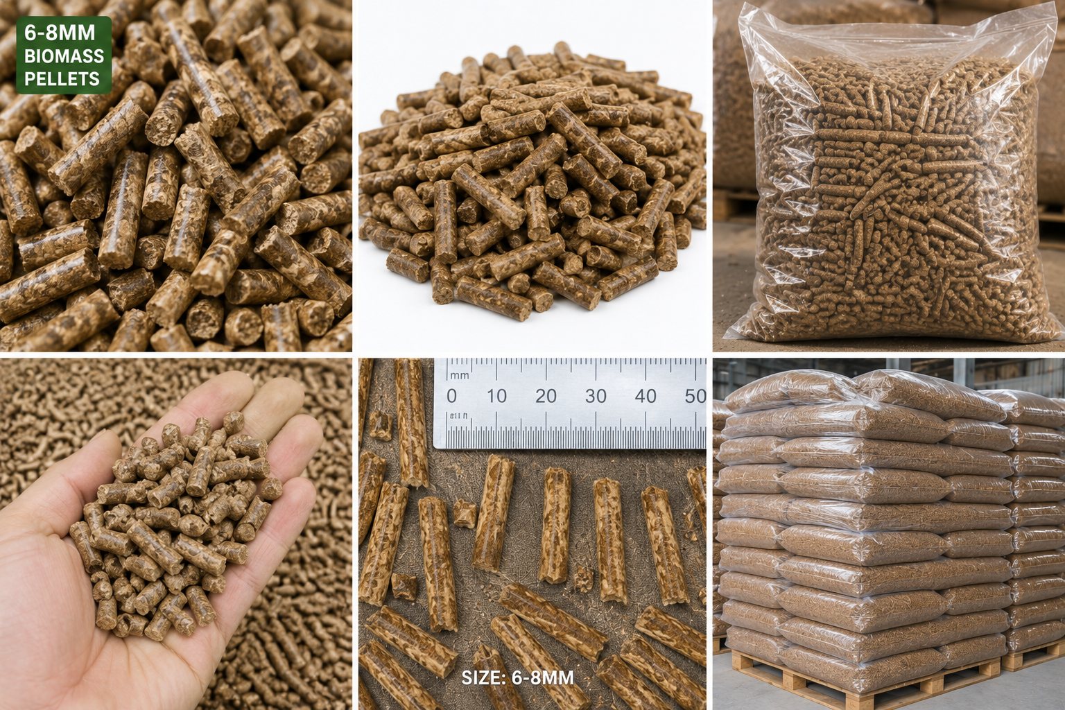 Biomass pallettes