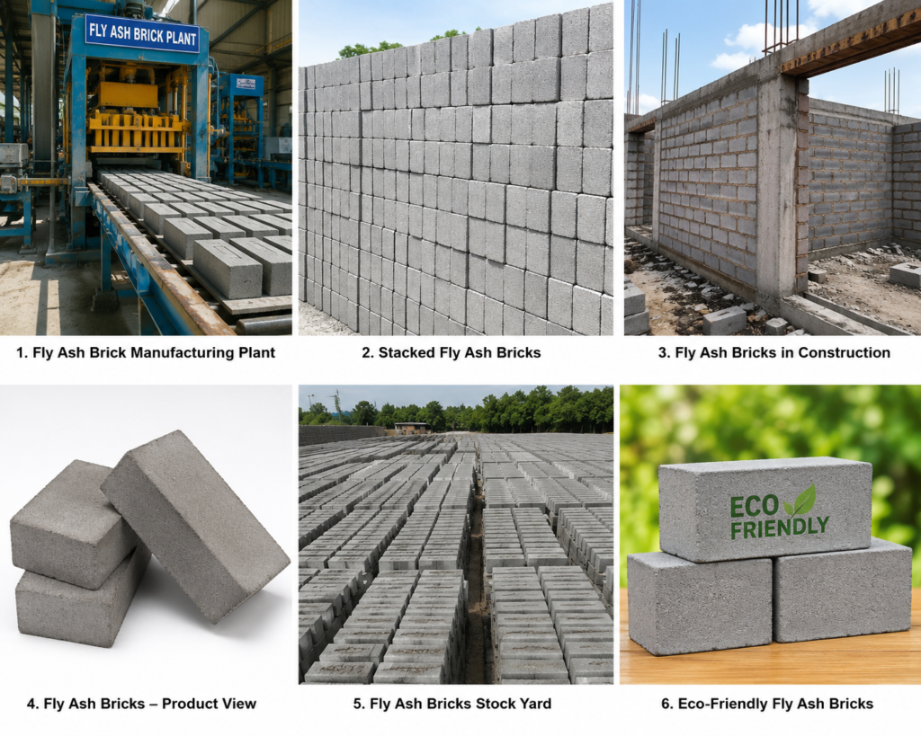 Fly ash bricks